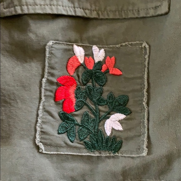 Embroidered Army Style Jacket - Picture 3 of 8